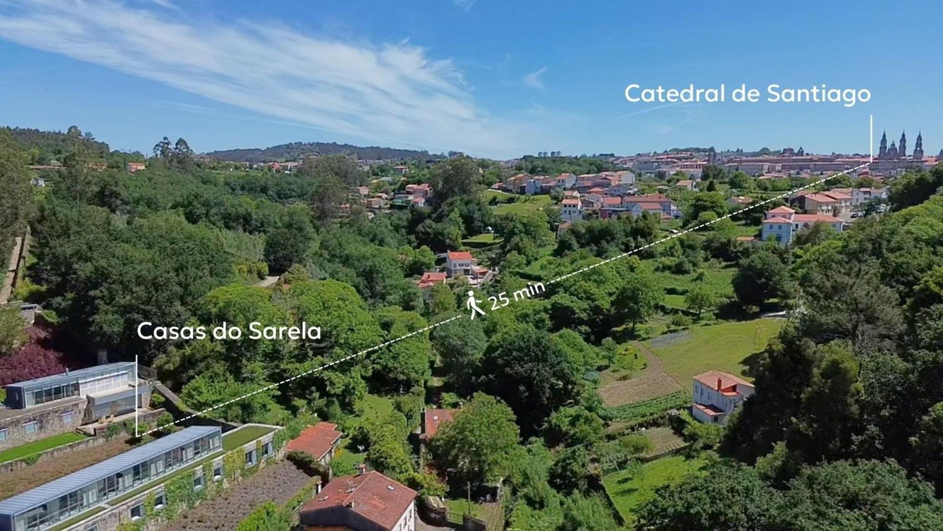 Casas Do Sarela By Upper Luxury Housing Apartment ซานติอาโก เด กอมโปสเตลา ภายนอก รูปภาพ